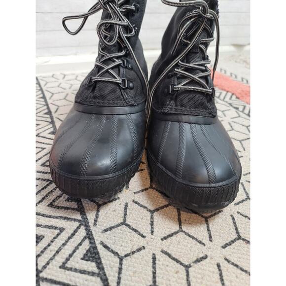 Sorel Cheyanne II Short Waterproof Duck Boots in Black, sz 11 - Picture 6 of 14
